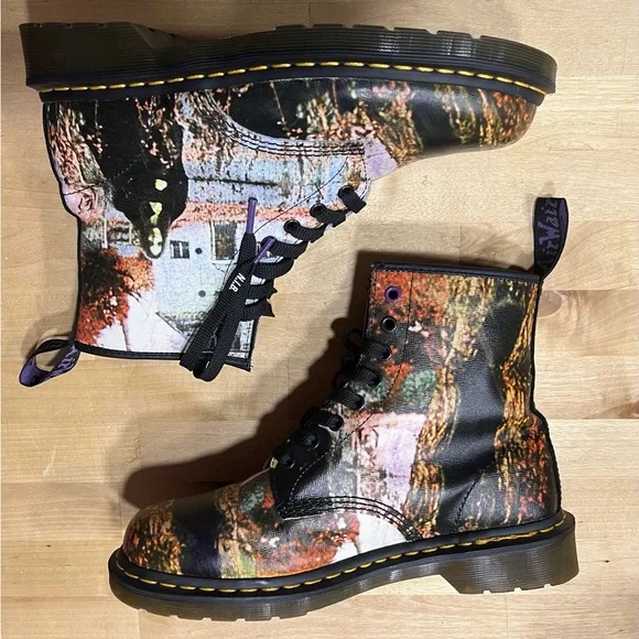 Dr. Martens Black Sabbath Limited Edition 1460 Lace-up Combat Boots - Picture 3 of 15